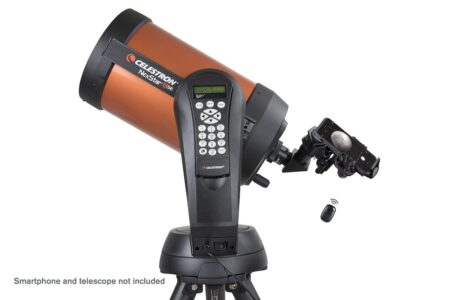 NexYZ DX, крепление смартфона к телескопу.